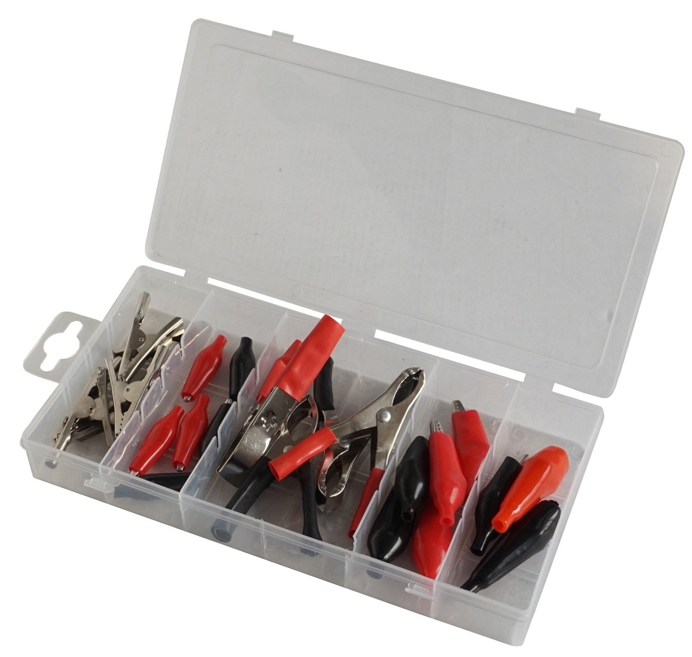 28 PC ALLIGATOR ELECTRICAL CLIP ASSORTED KIT 6-24 V