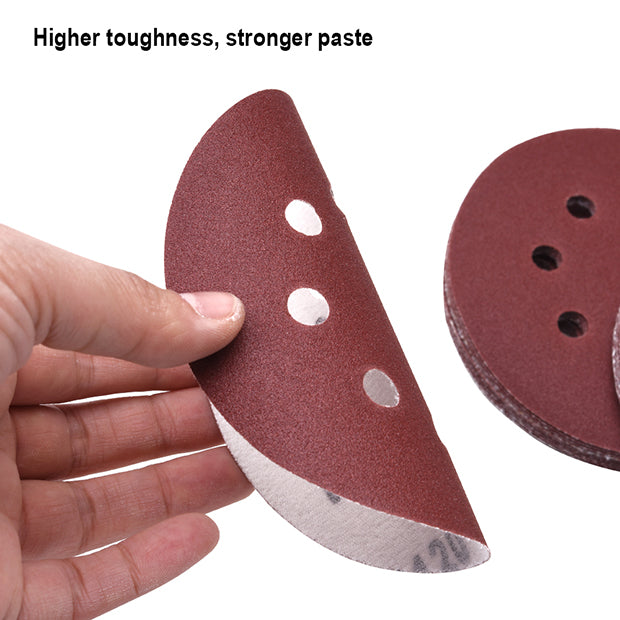 10 PACK SANDING DISC WITH VELCRO 80 GRIT