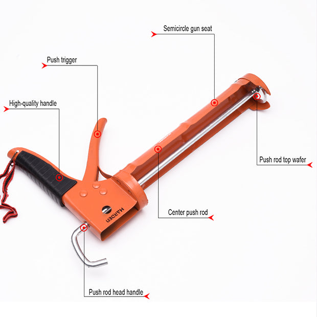 HARDEN CAULKING GUN 9" FRICTION TYPE