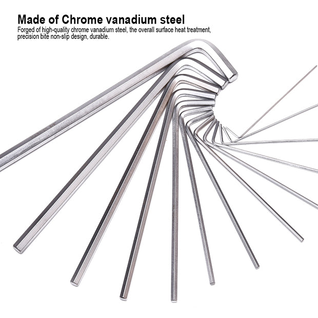 13 PCS IMPERIAL SAE EXTRA LONG HEX ALLEN KEY SET