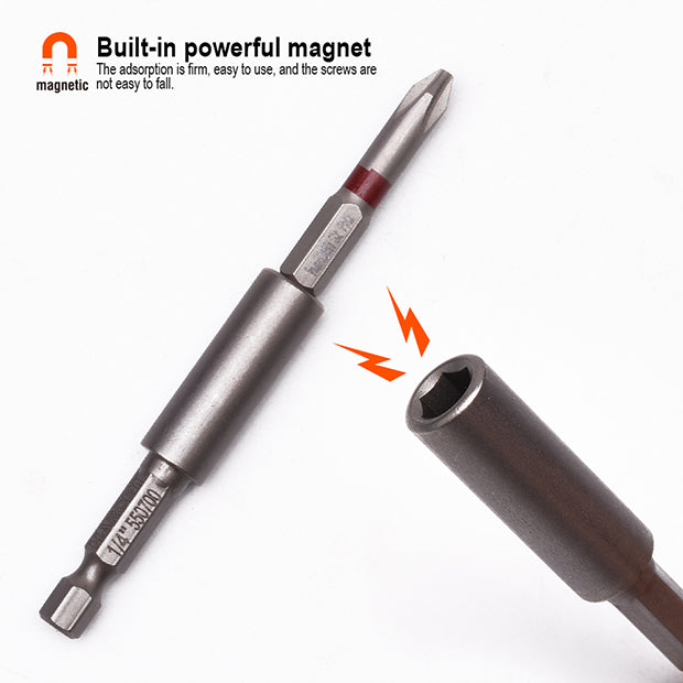 2 PC MAGNETIC SCREWDRIVER BIT HOLDER