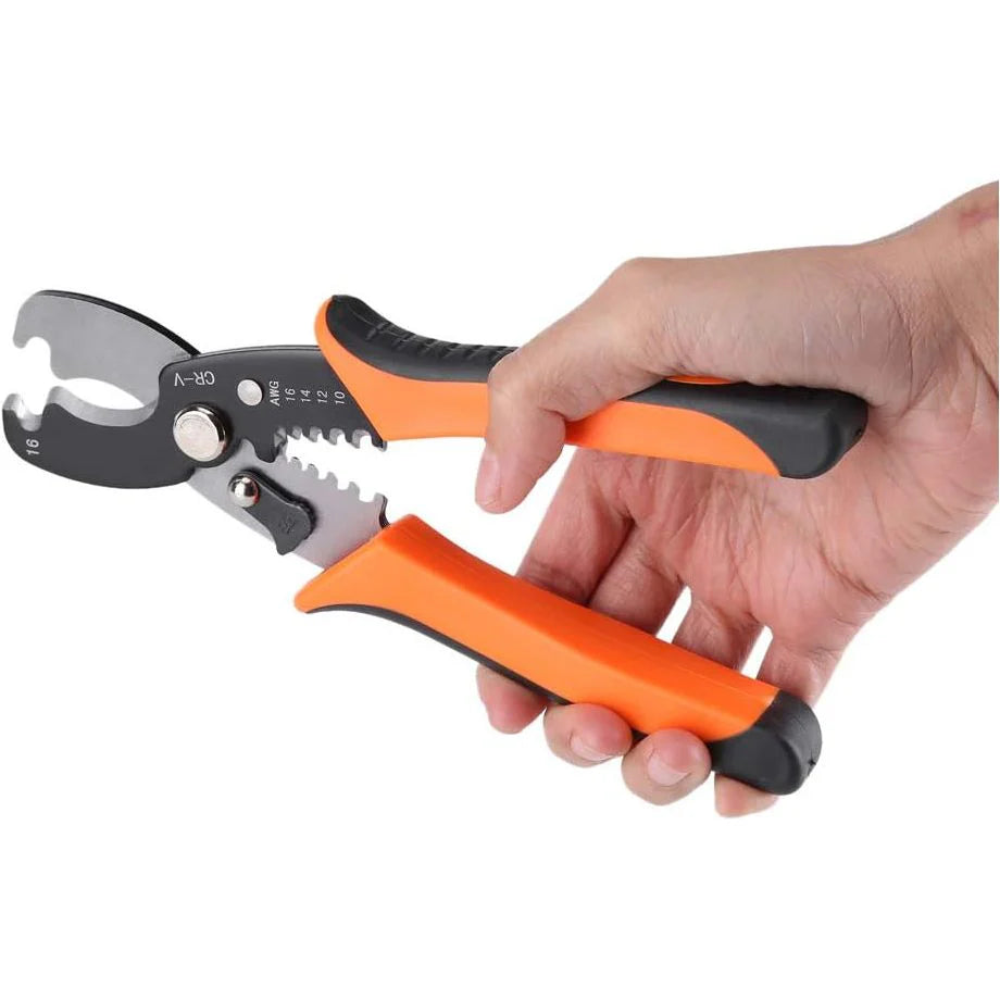 7" CABLE CUTTER AND WIRE STRIPPER