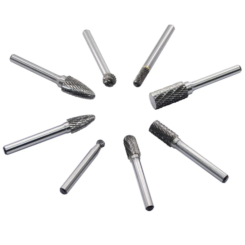 BURR SET 8 PC 1/4" SHANK