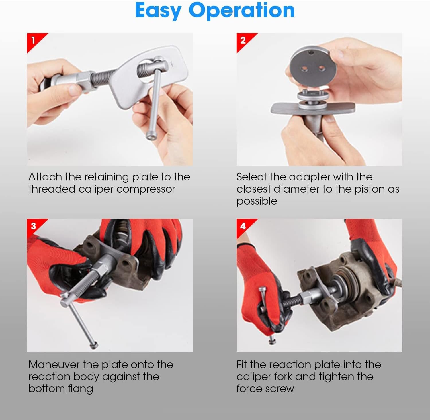 23 PCS DISC BRAKE CALIPER REWIND TOOL KIT