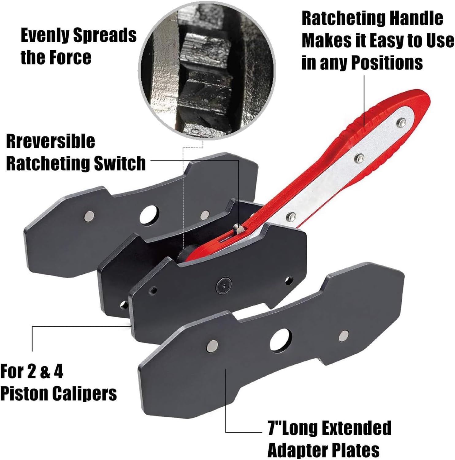 BRAKE CALIPER RATCHET TOOL FOR DISC BRAKES