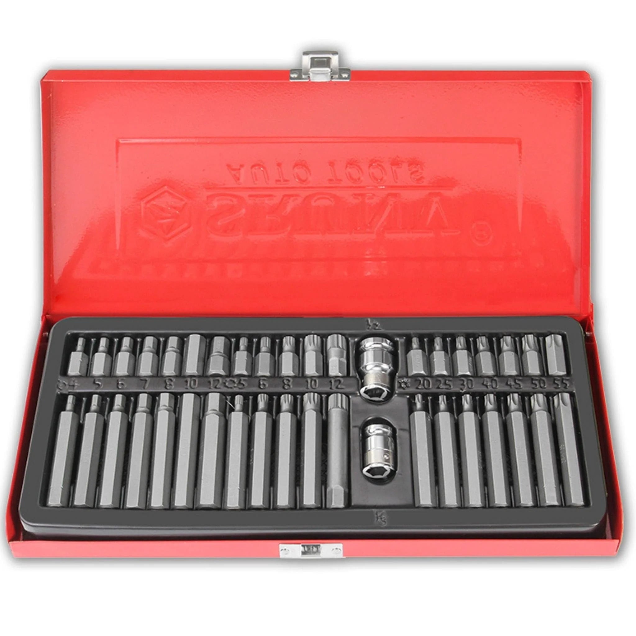 40 PC SCREWDRIVER BIT SET TORX, HEX SPLINE