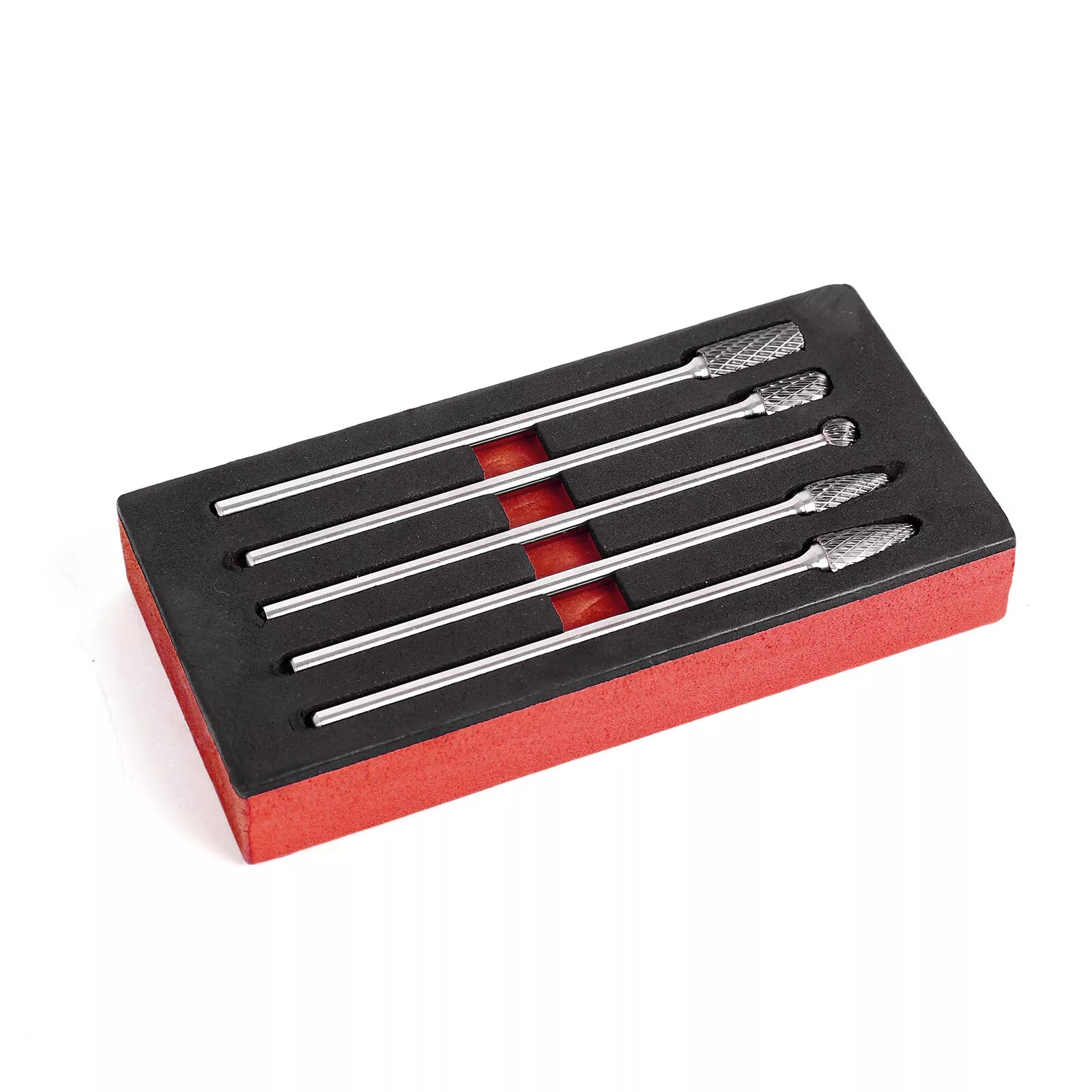 5 PC EXTRA LONG CARBIDE BURR SET 115 MM