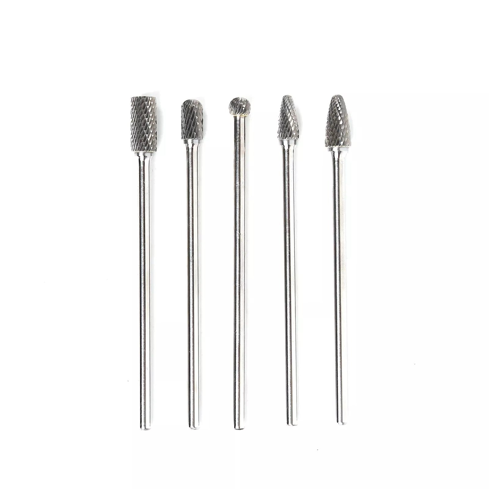 5 PC EXTRA LONG CARBIDE BURR SET 115 MM