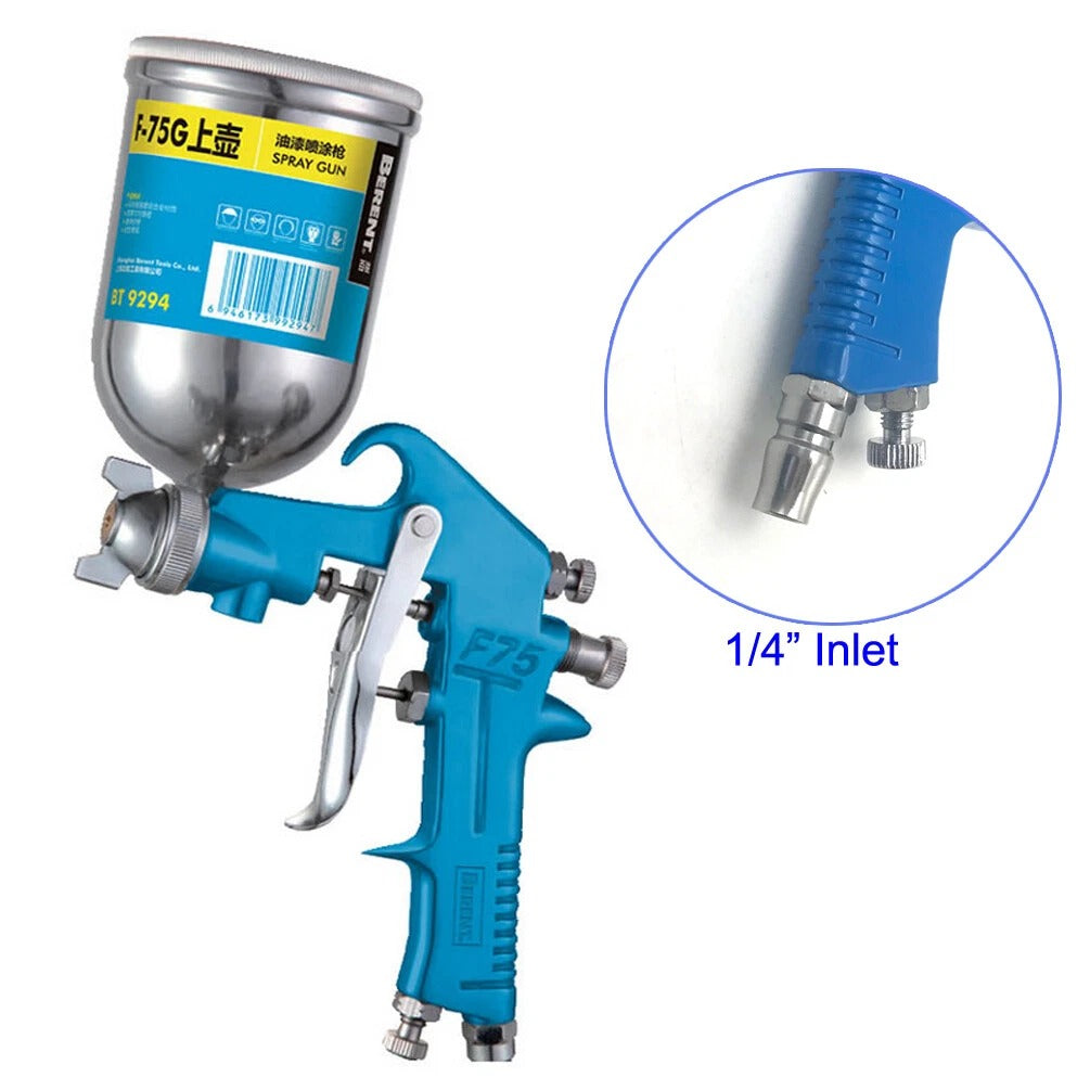 BERENT HVLP AIR SPRAY GUN GRAVITY FEED