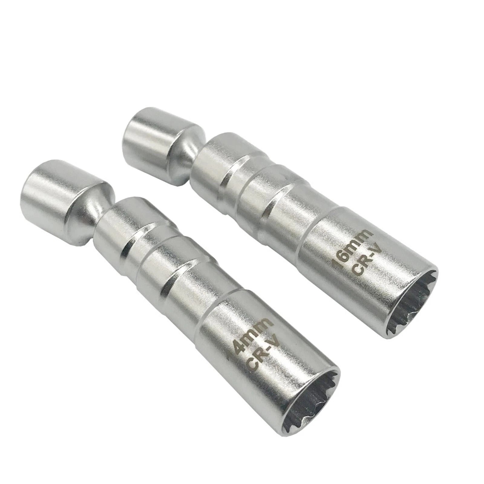 THIN WALL MAGNETIC 3/8" DV FLEXIBLE SPARK PLUG SOCKET 14MM/16MM