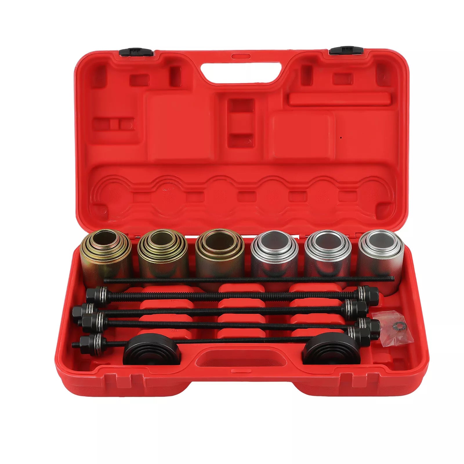 27 PCS PRESS PULL SLEEVE SET DURABLE BUSH AND BEARING REMOVAL INSTALL TOOL KIT