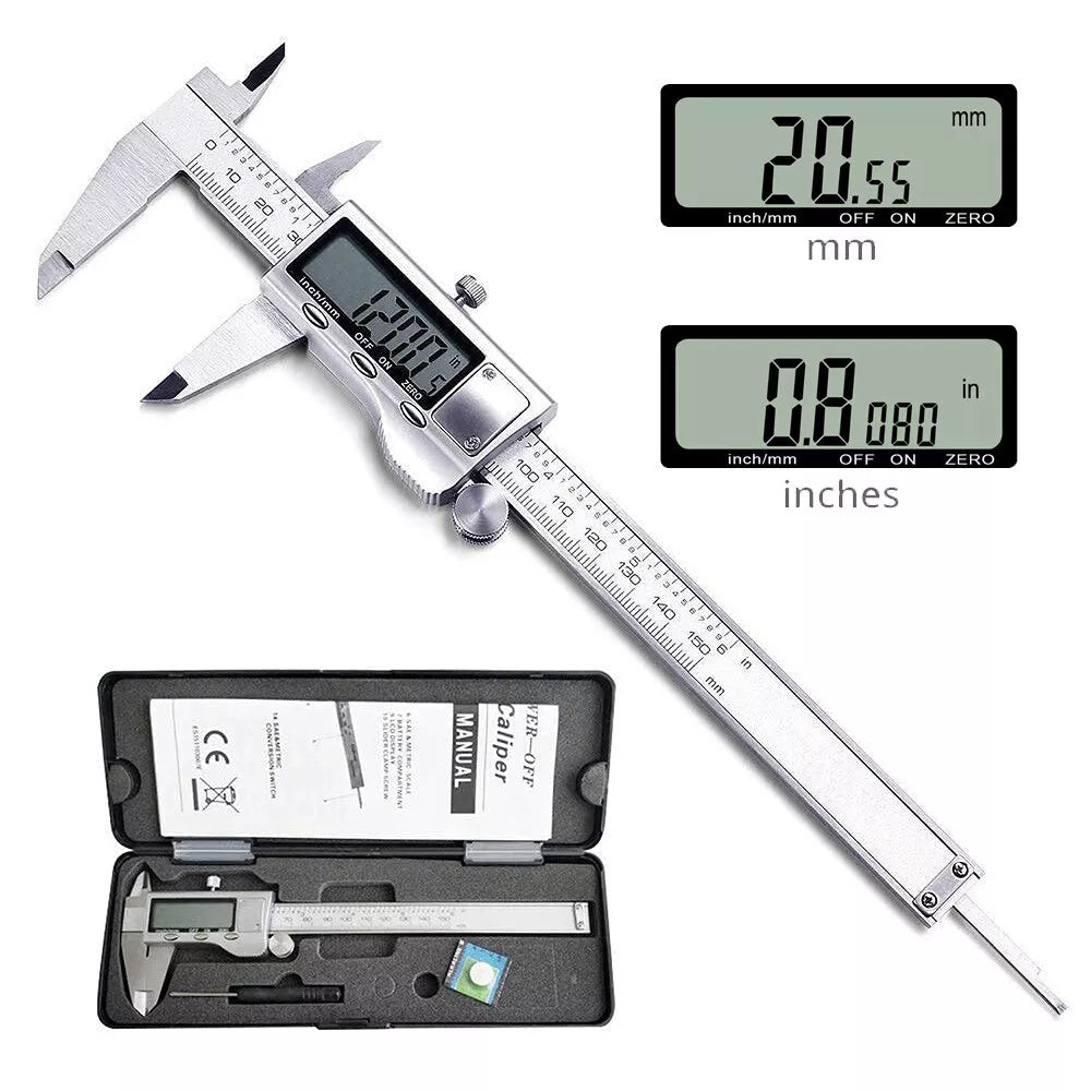 DIGITAL VERNIER CALIPER STAINLESS STEEL 150 MM