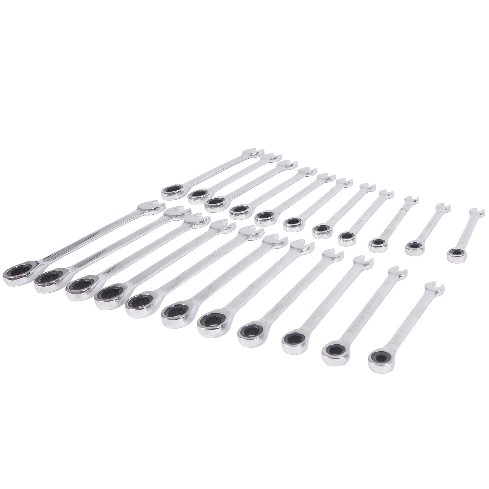 22 PC RATCHET SPANNER SET METRIC & SAE IMPERIAL