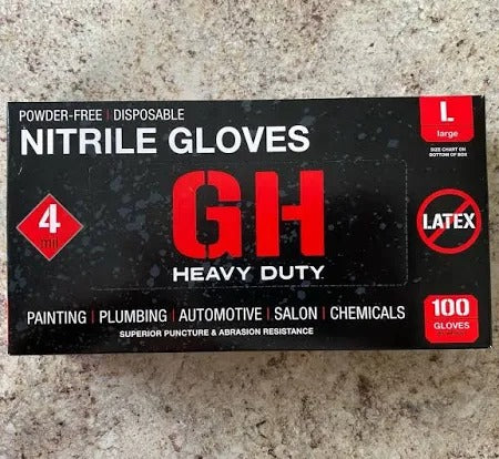 NITRILE DISPOSABLE GLOVES L & XL (One Carton)